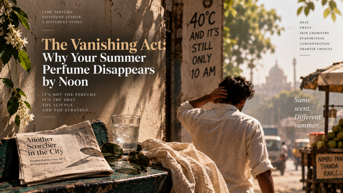 The Vanishing Act: Why Your Summer Perfume Disappears by Noon