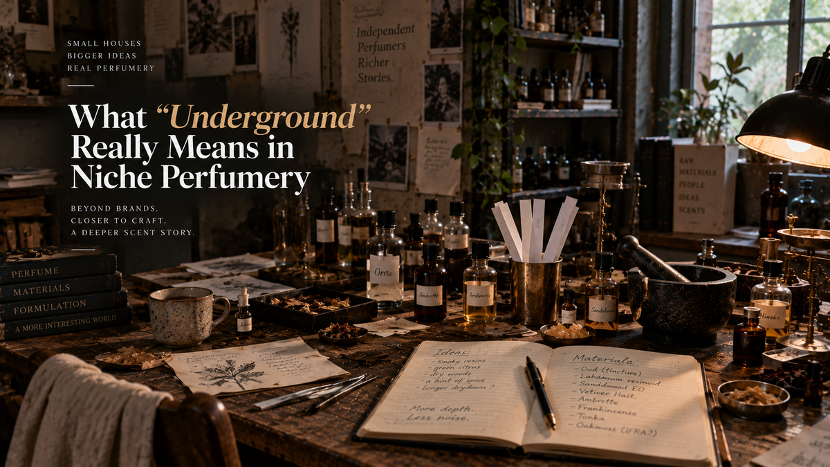 What "Underground" Really Means in Niche Perfumery
